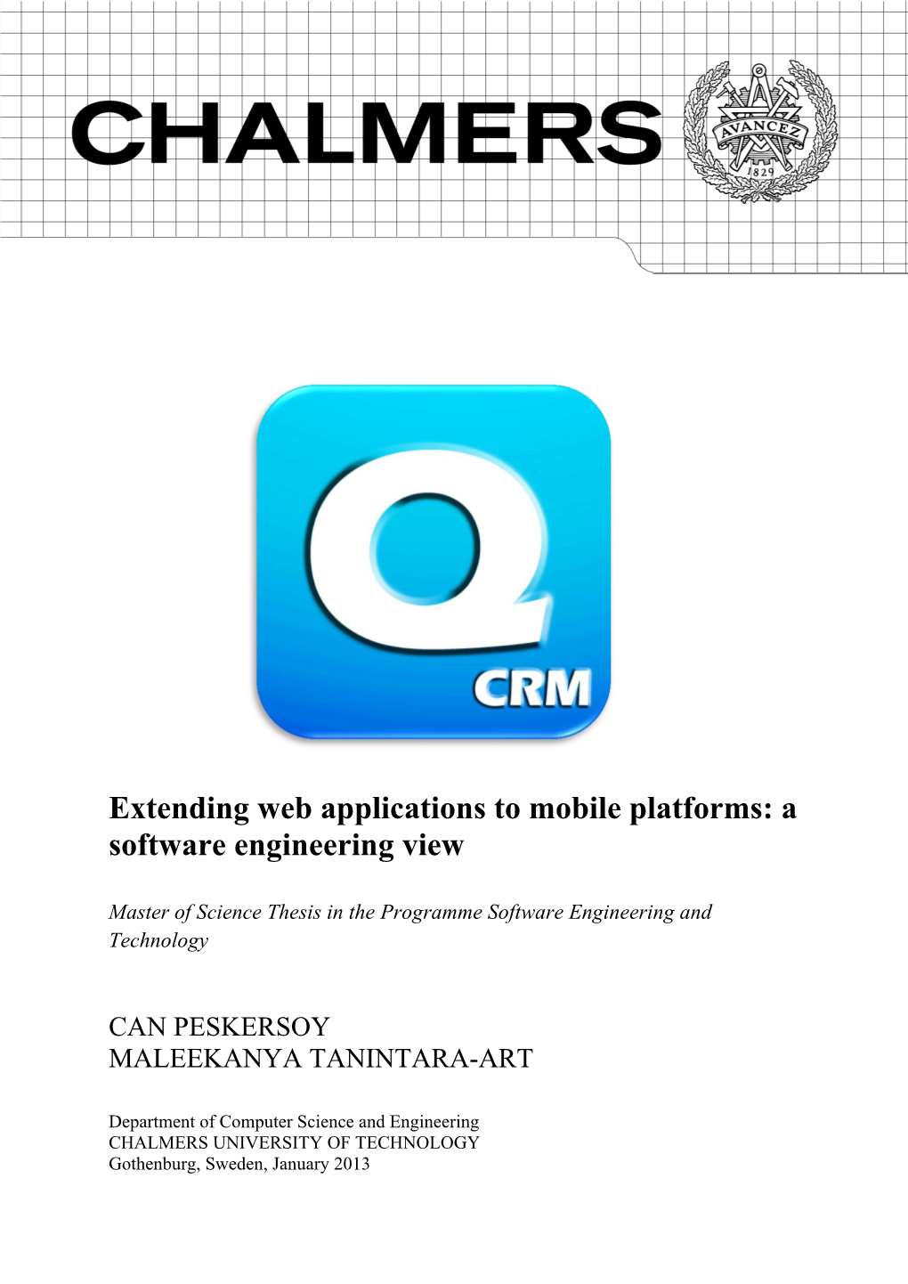 Extending Web Applications to Mobile Platforms: a Software Engineering View