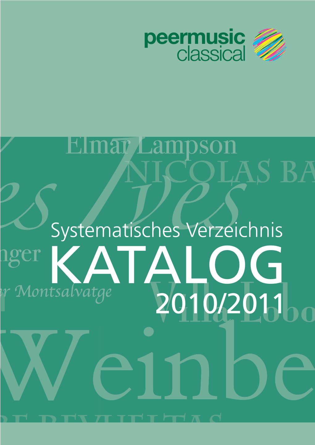 Peermusic Classical Katalog 2010