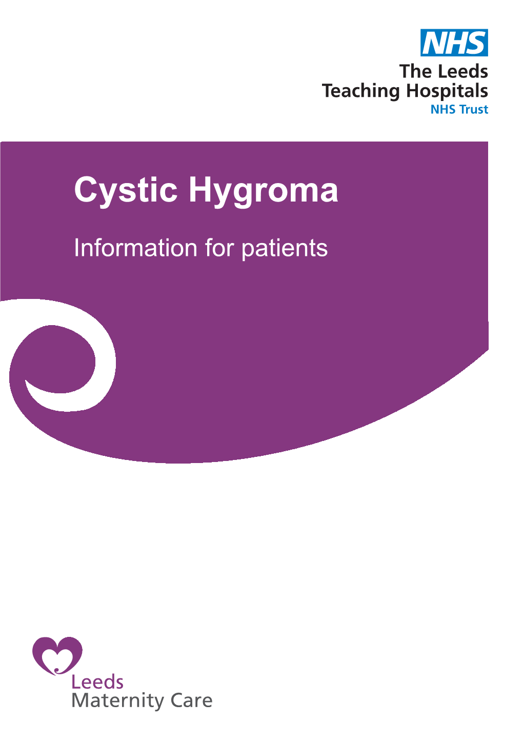 Cystic Hygroma Information for Patients