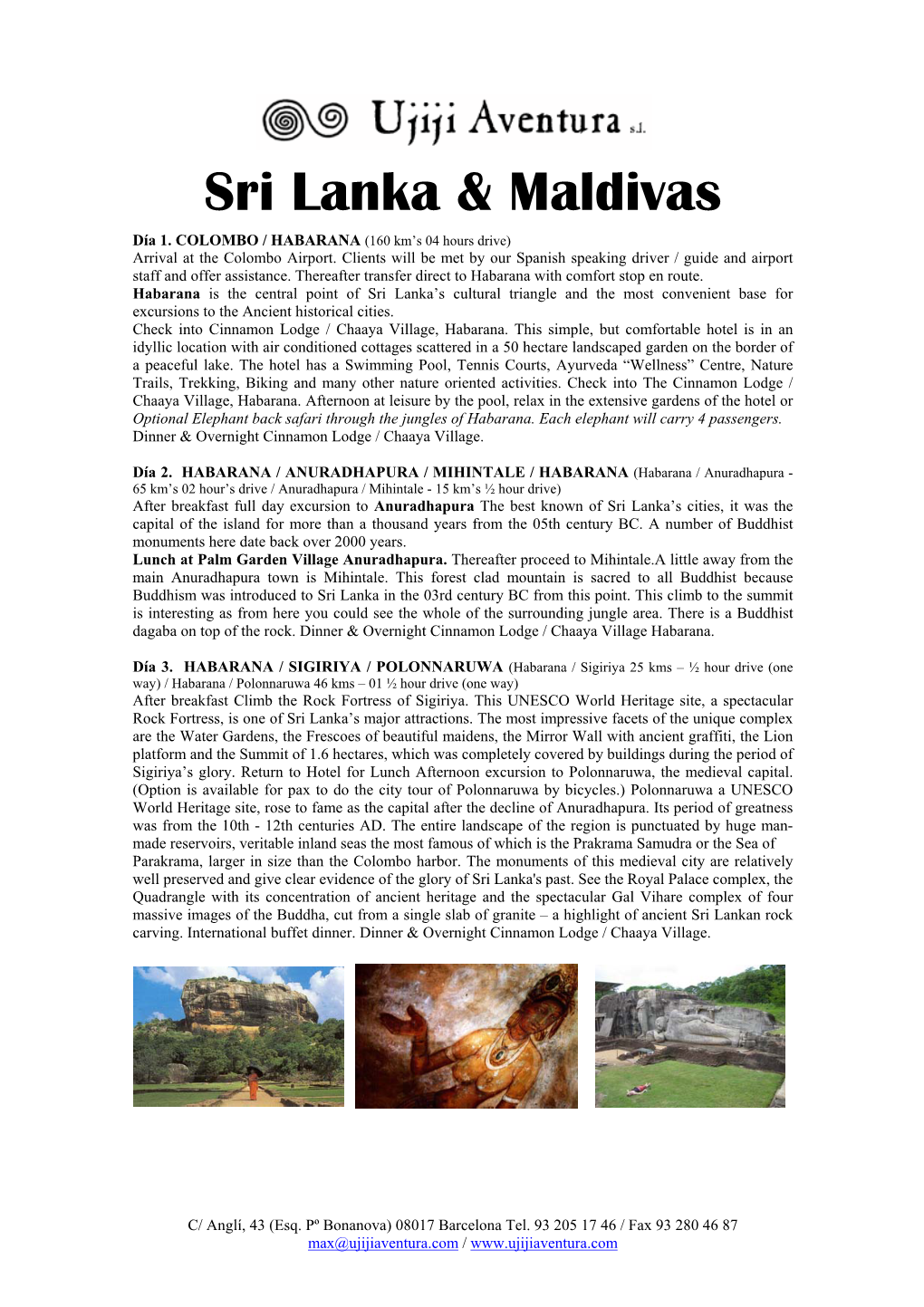 Sri Lanka & Maldivas