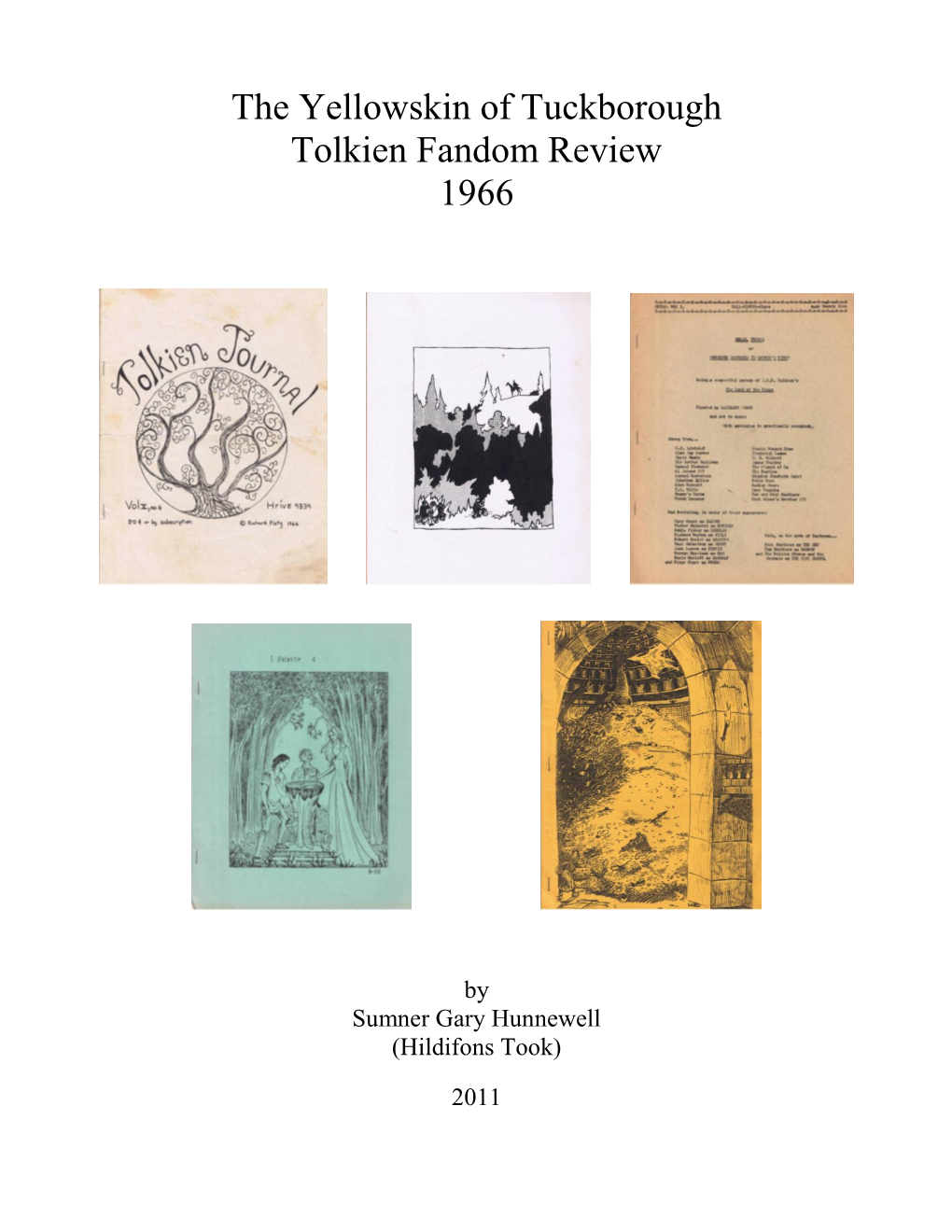 Tolkien Fandom Review 1966