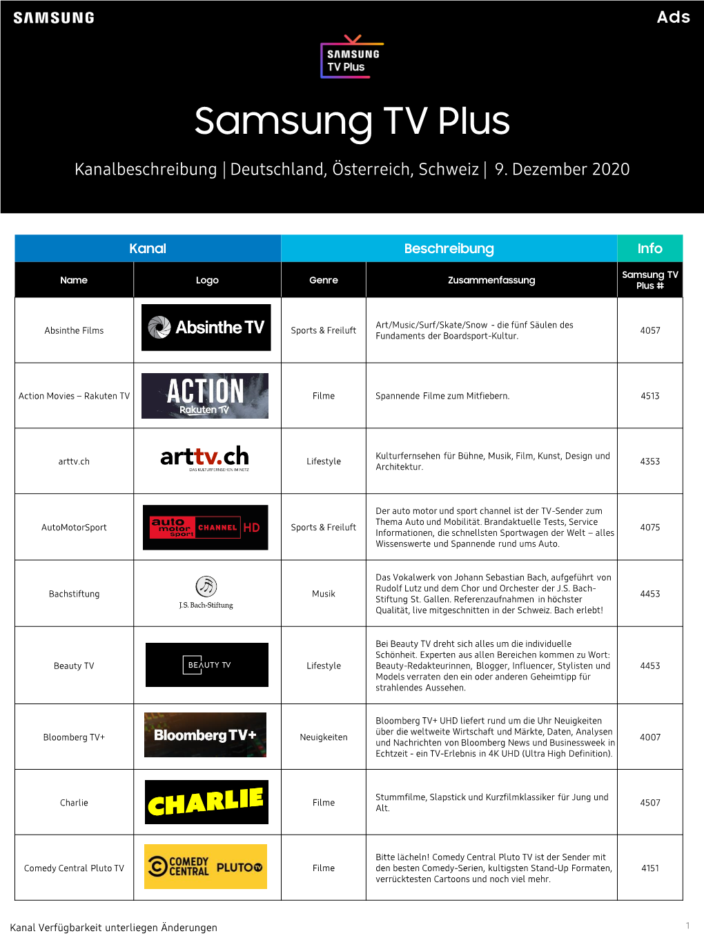 Samsung TV Plus