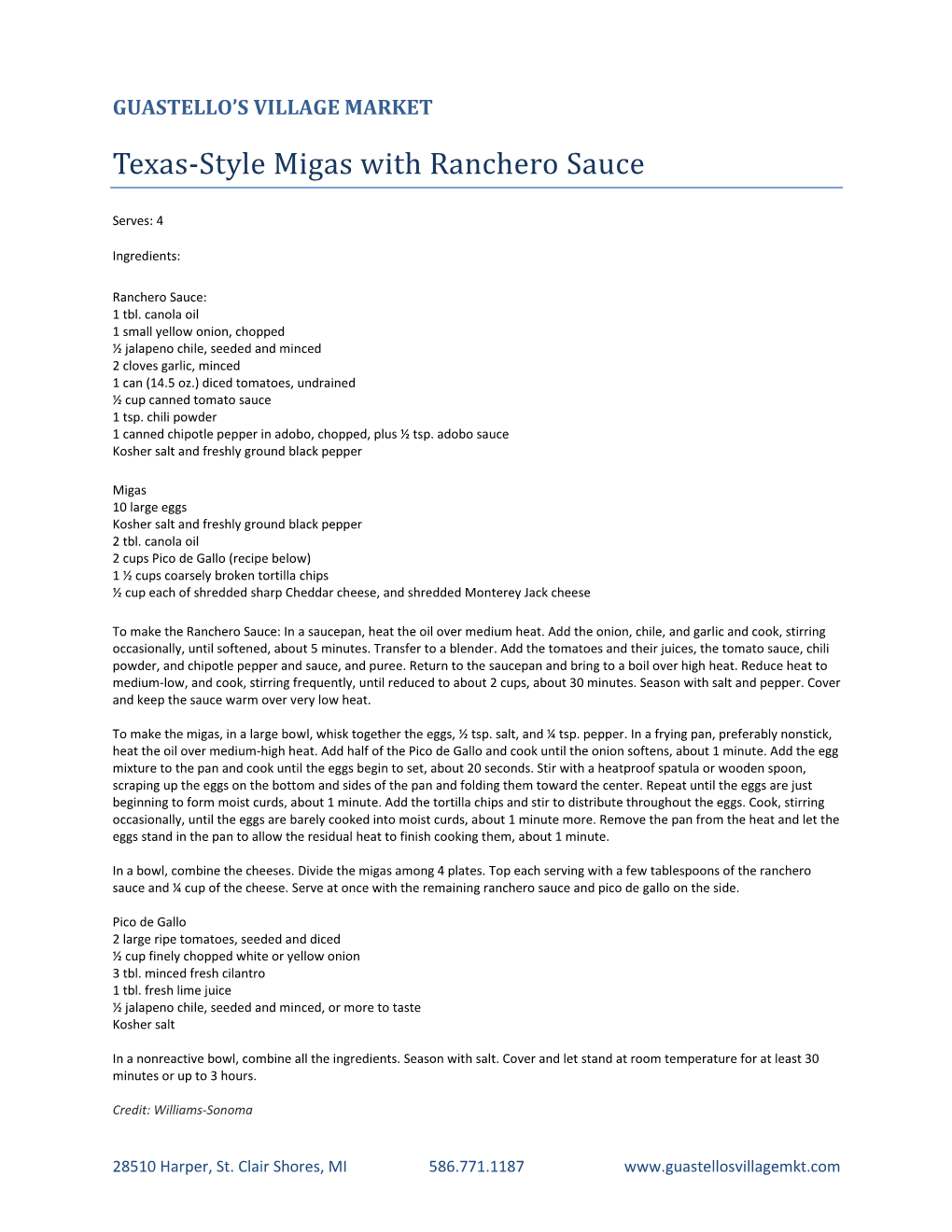 Texas-Style Migas with Ranchero Sauce