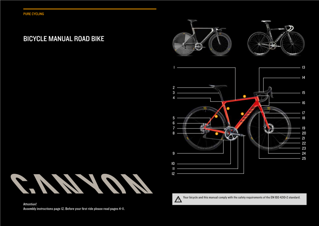 Bicycle Manual Road Bike