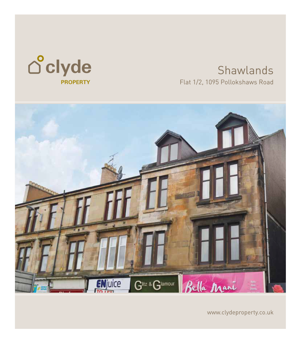 Shawlands Flat 1/2, 1095 Pollokshaws Road