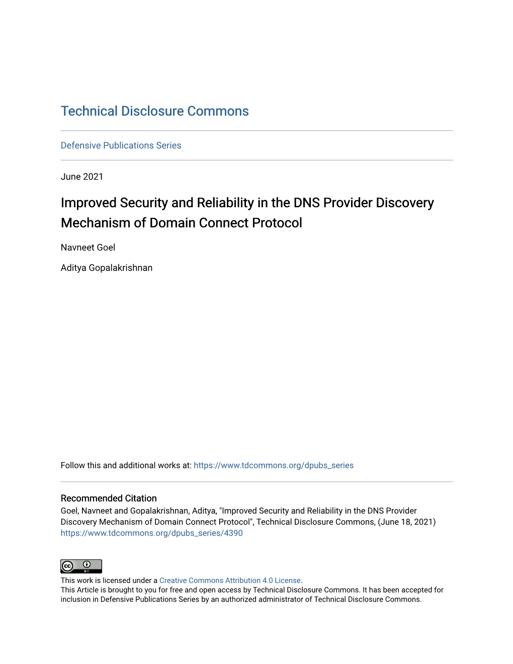 Improved Security and Reliability in the DNS Provider Discovery Mechanism of Domain Connect Protocol
