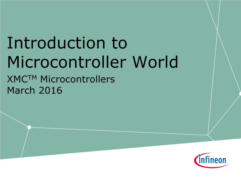 Training Introduction to Microcontroller World