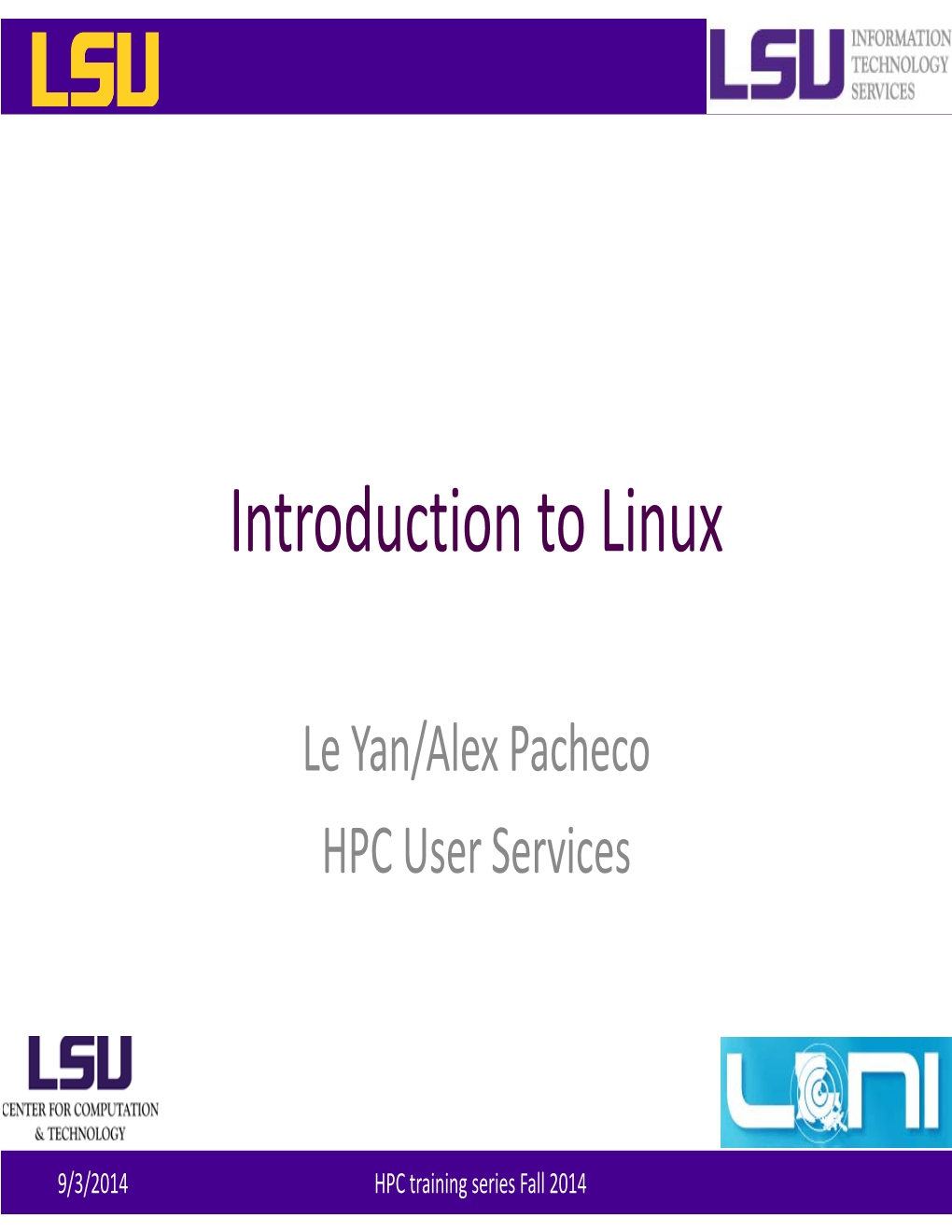 Introduction to Linux