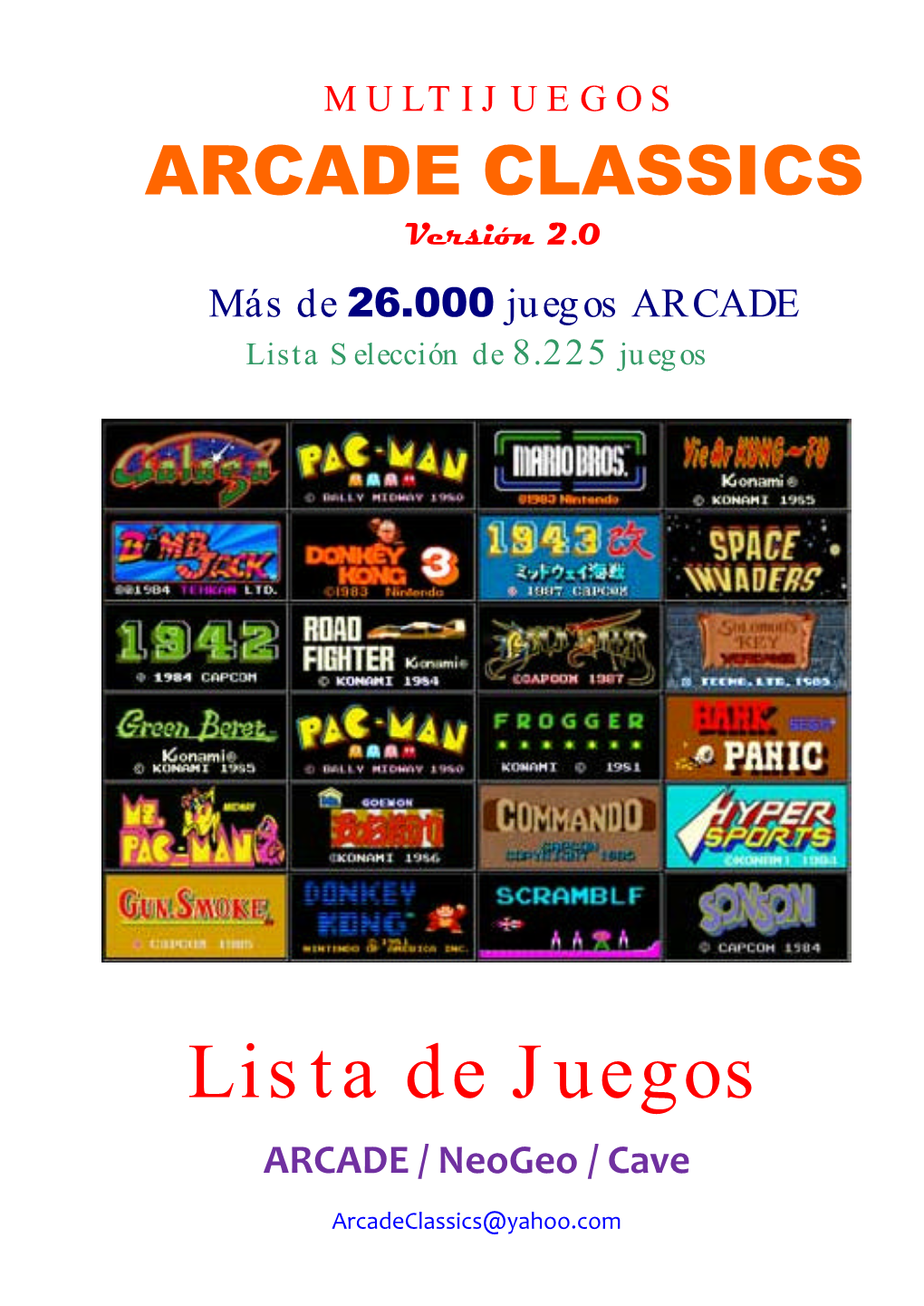 Lista De Juegos