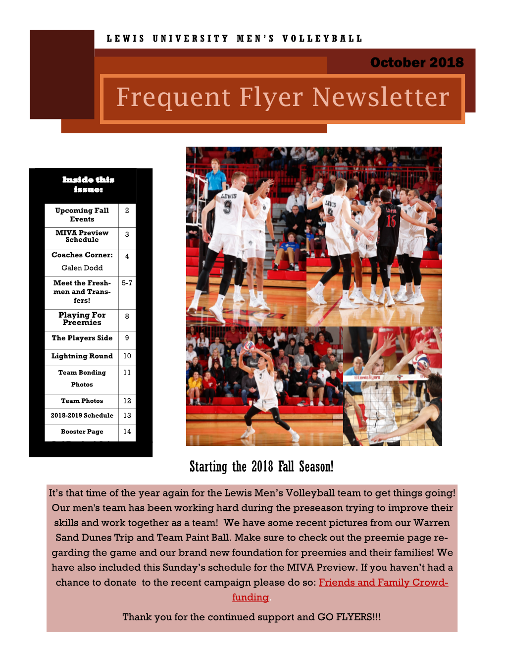 Frequent Flyer Newsletter