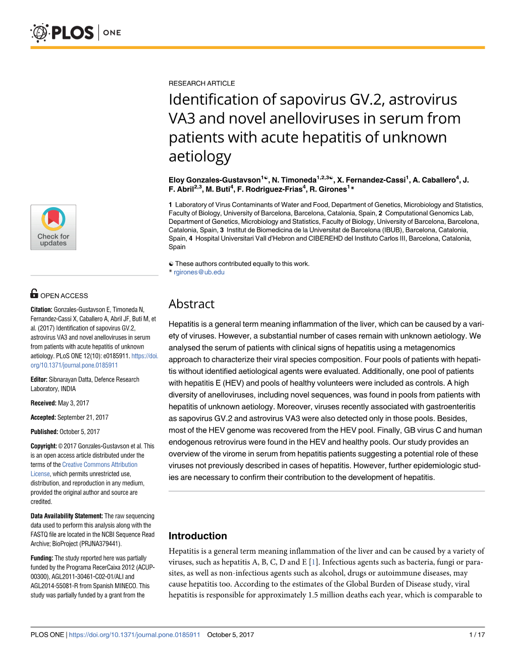 Identification of Sapovirus GV. 2, Astrovirus VA3 and Novel