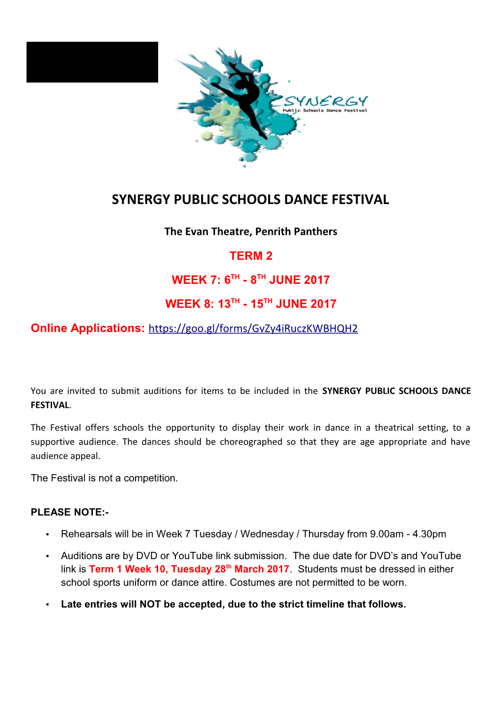 Synergy Public Schools Dance Festival