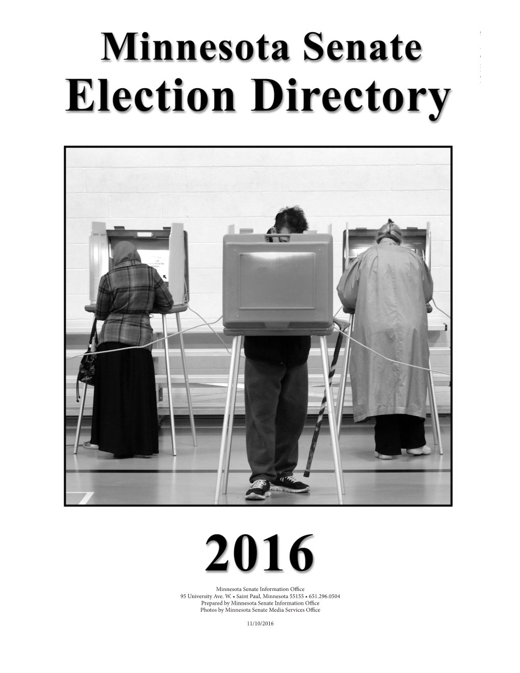 2016 Minnesota Senate Election Directory