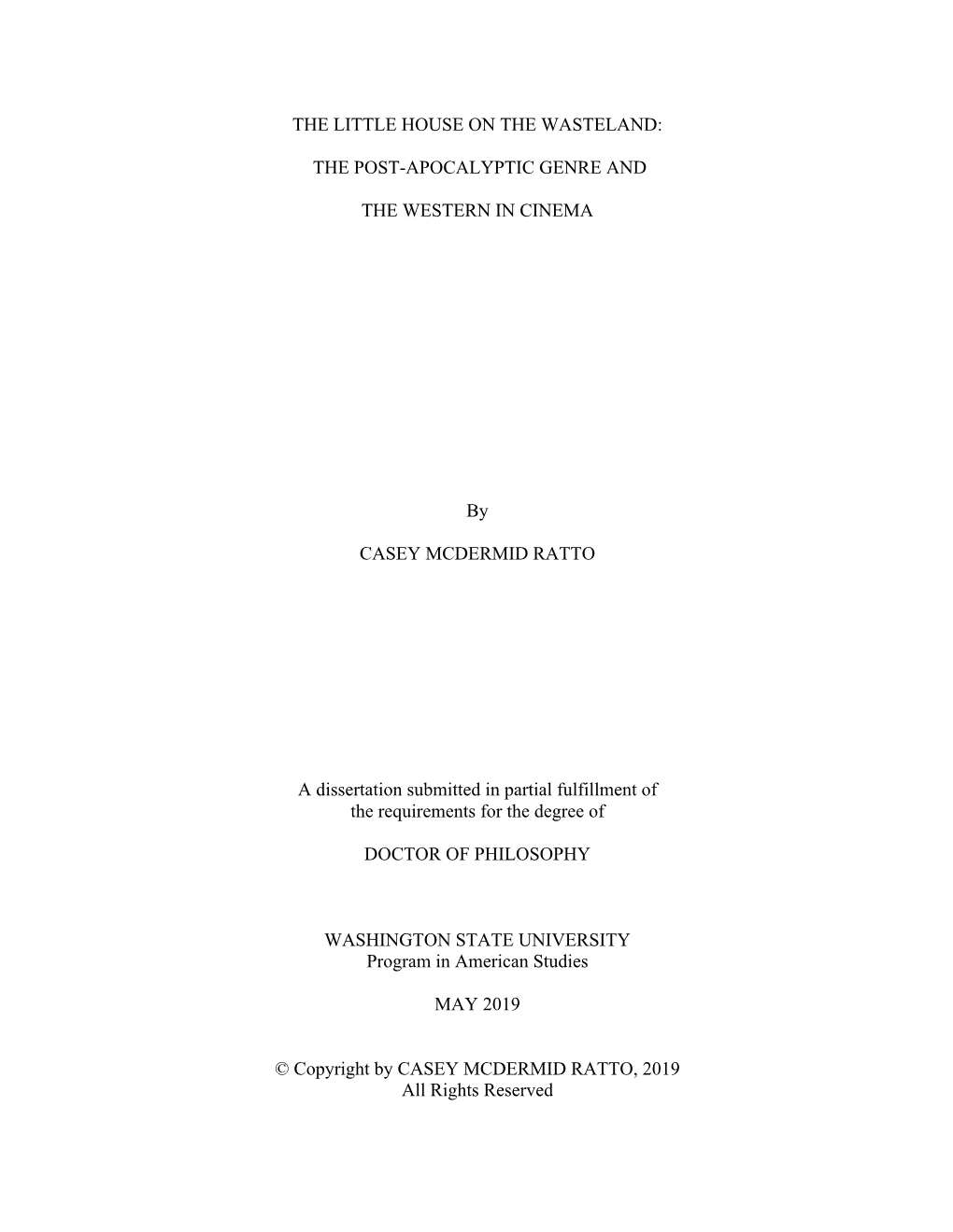 C Ratto Dissertation