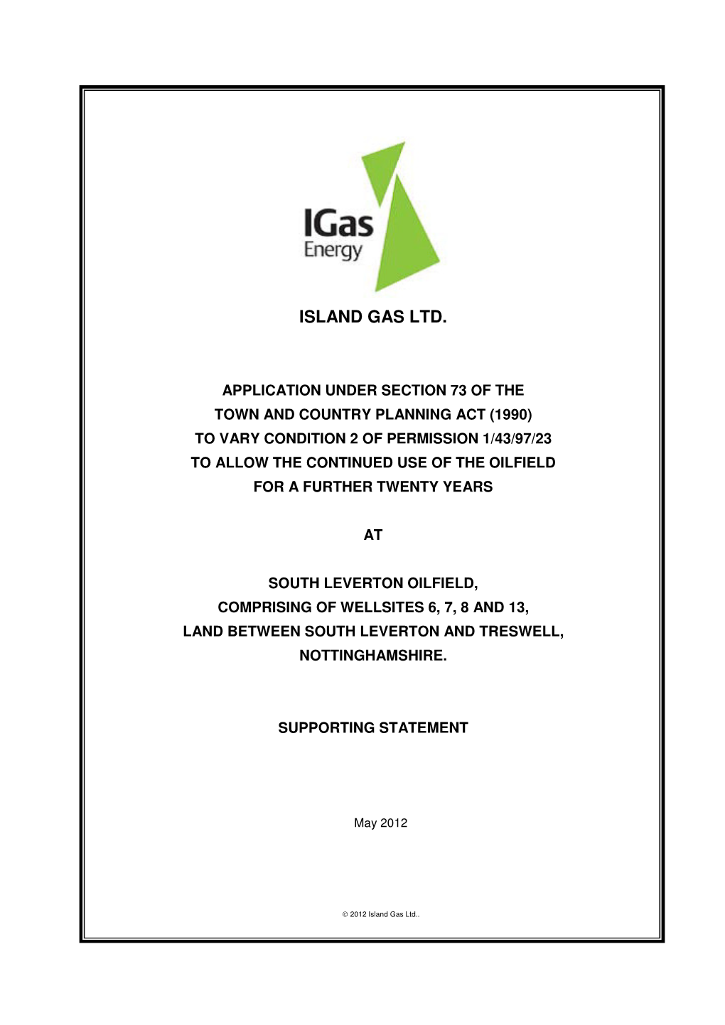 Island Gas Ltd