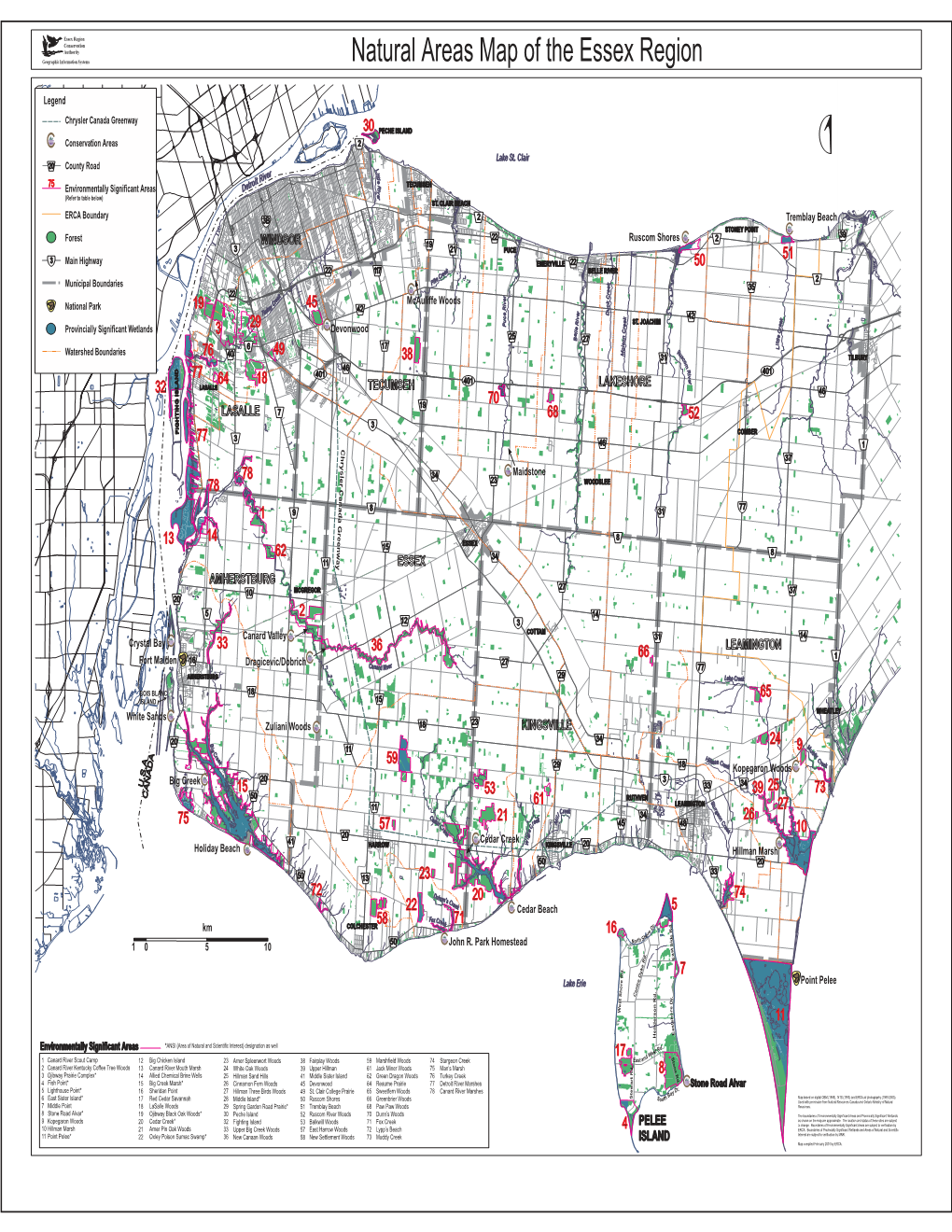 Natural Areas Map.Cdr