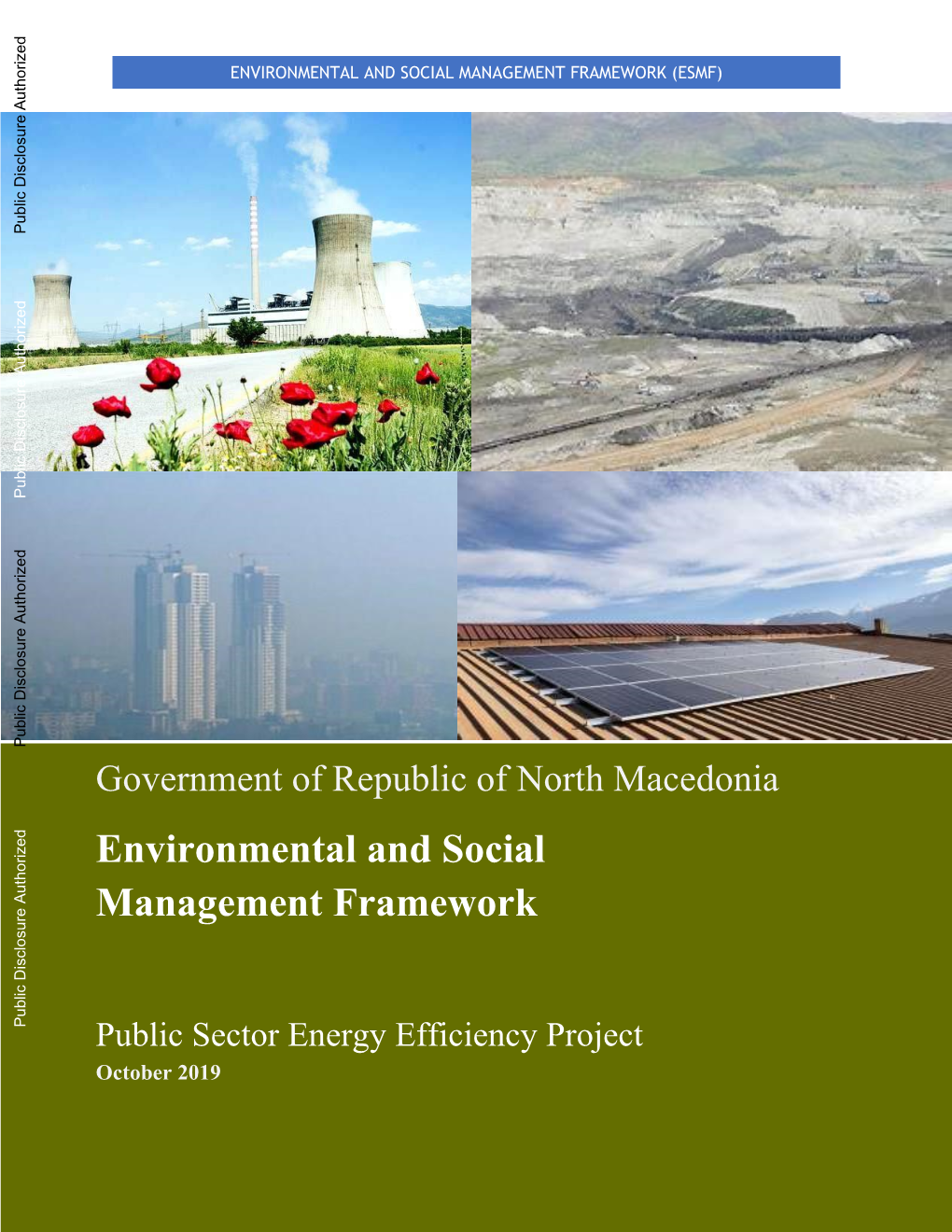 Environmental and Social Management Framework (Esmf)