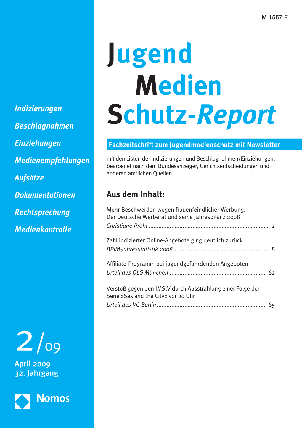 Schutz-Report Medien Jugend