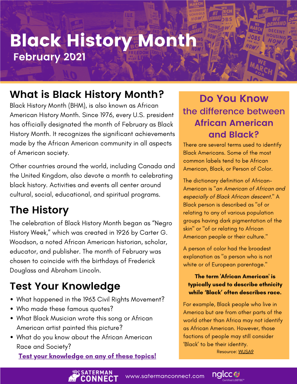 Black History Month February 2021