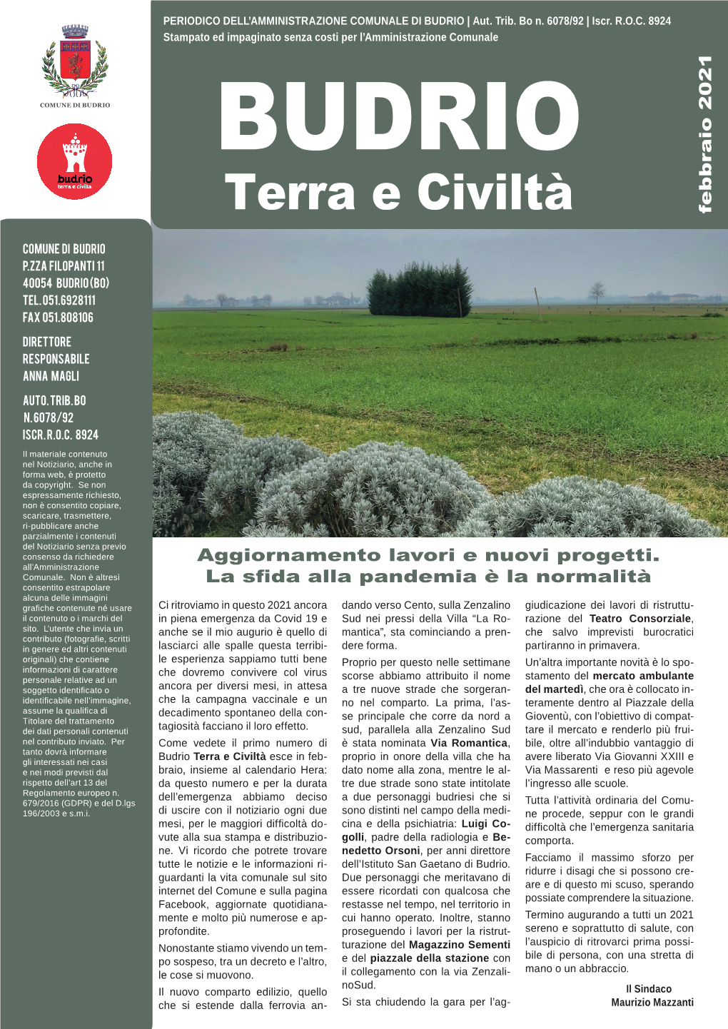 Terra E Civiltà Febbraio 2021