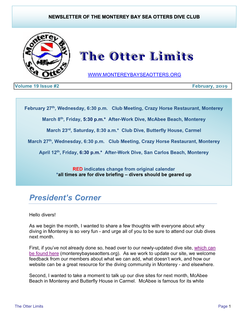 The Otter Limits