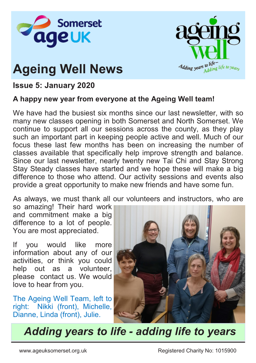 Ageing Well News