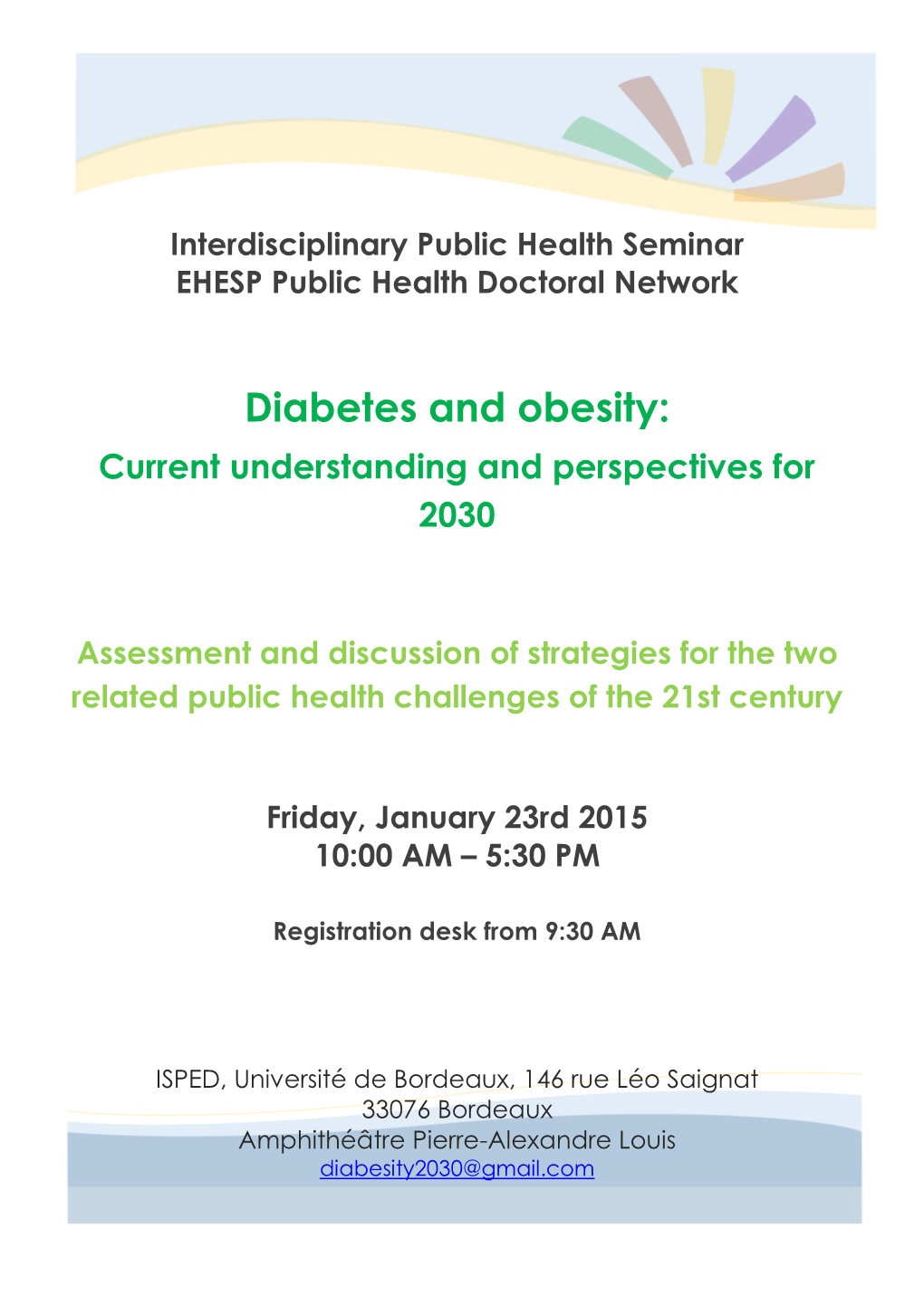 Diabetes and Obesity: Current Understanding and Perspectives for 2030