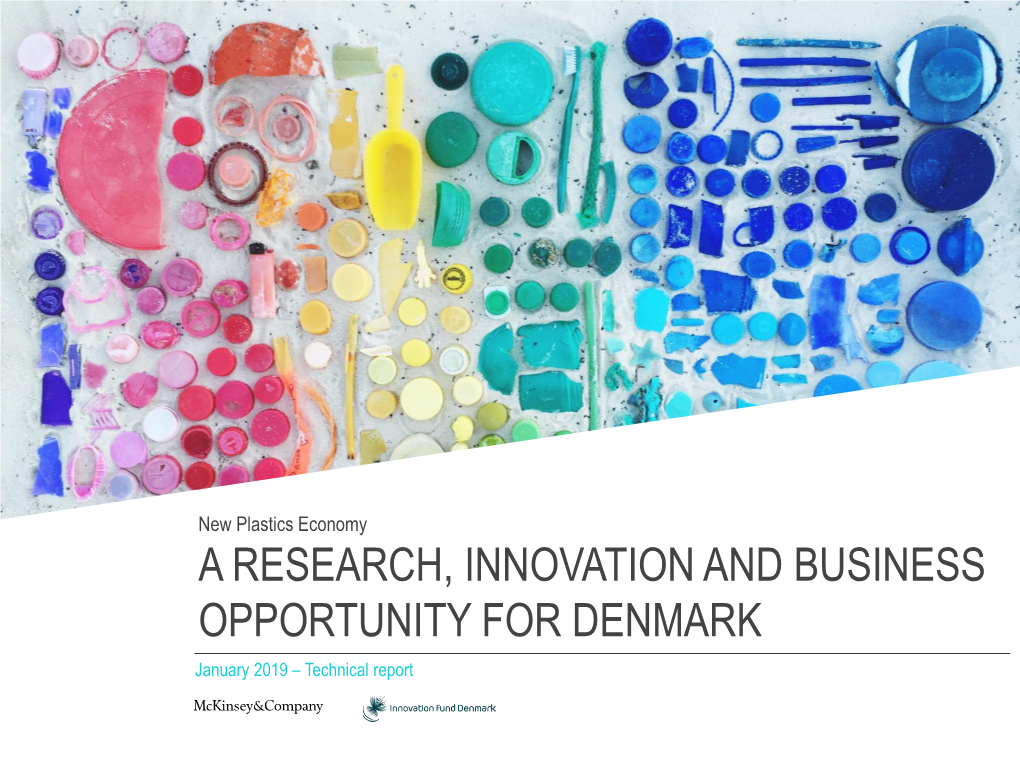 A RESEARCH, INNOVATION and BUSINESS OPPORTUNITY for DENMARK January 2019 – Technical Report Content Overview