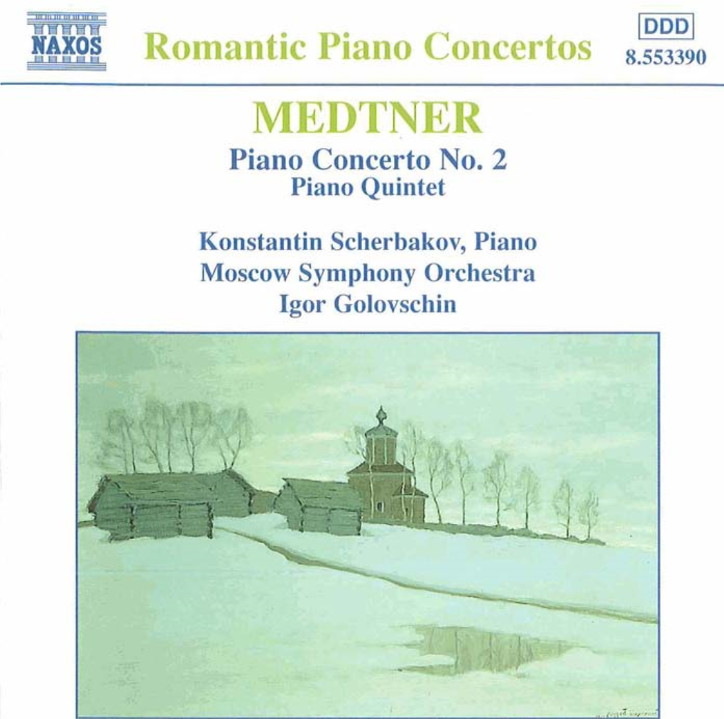 MEDTNER Piano Concerto No