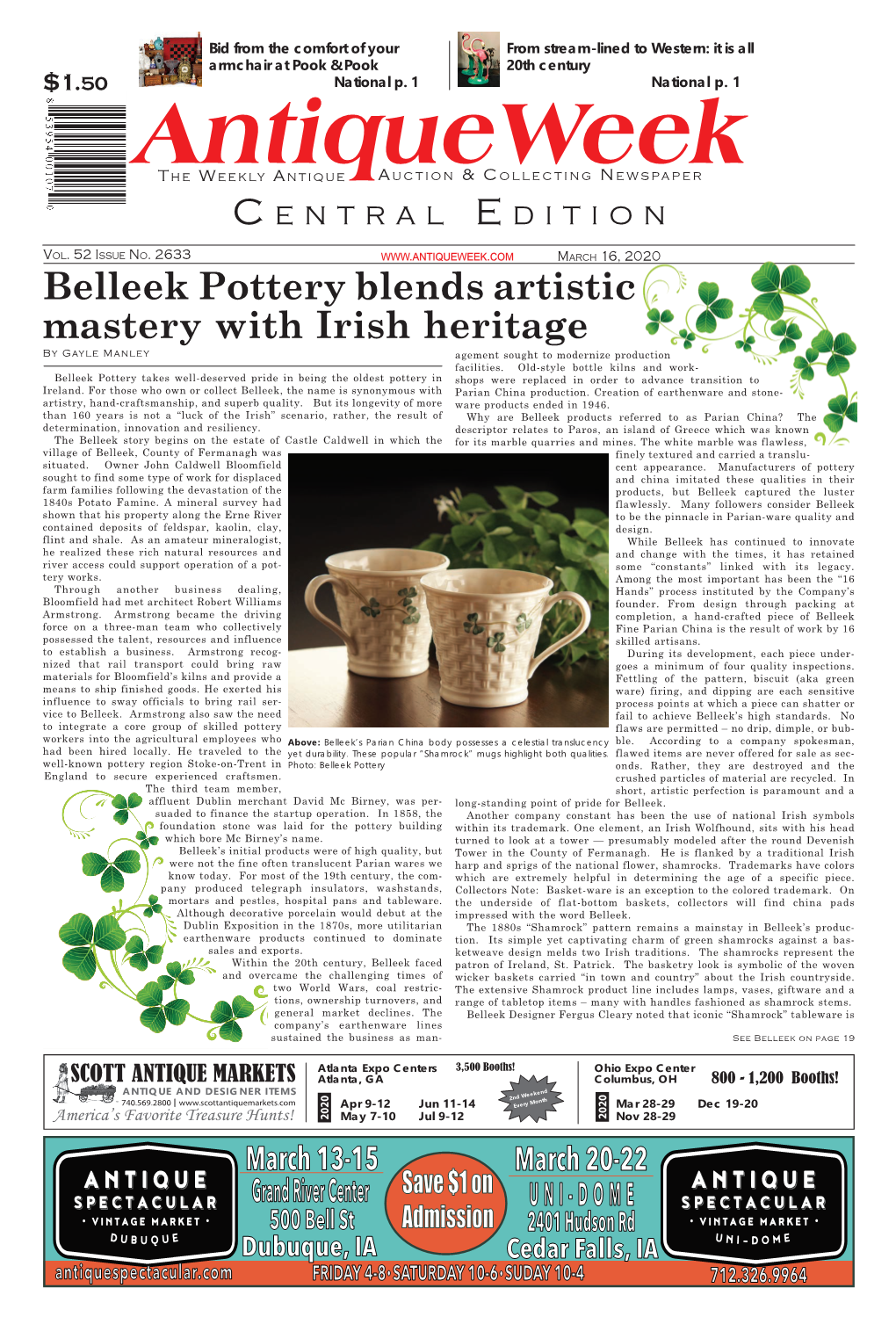 Belleek Pottery Blends Artistic Mastery with Irish Heritage by Gayle Manley Agement Sought to Modernize Production Facilities