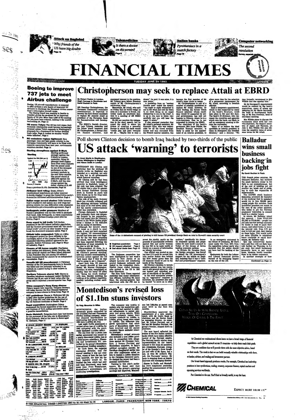 Financial Times , 1993, UK, English