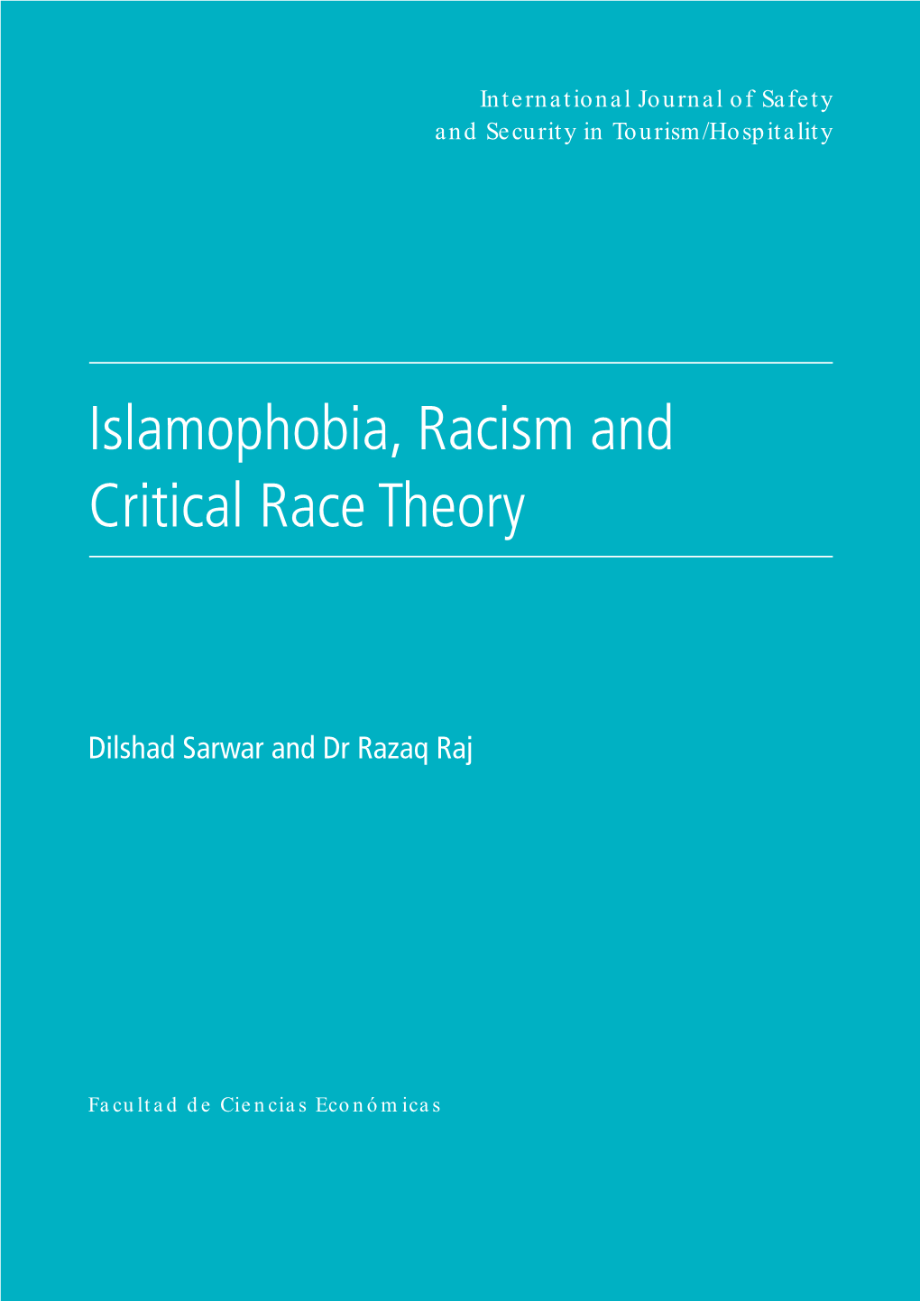 Islamophobia, Racism and Critical Race Theory