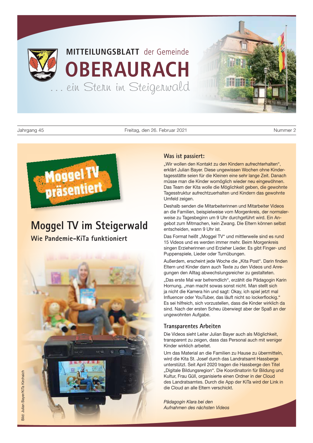 Moggel TV Im Steigerwald Entscheiden, Wann 9 Uhr Ist