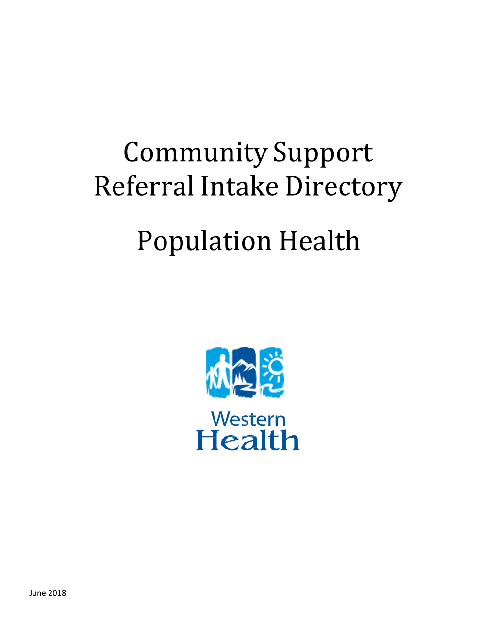 Community Support Referral Intake Directory (PDF)