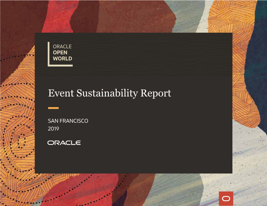 Event Sustainability Report