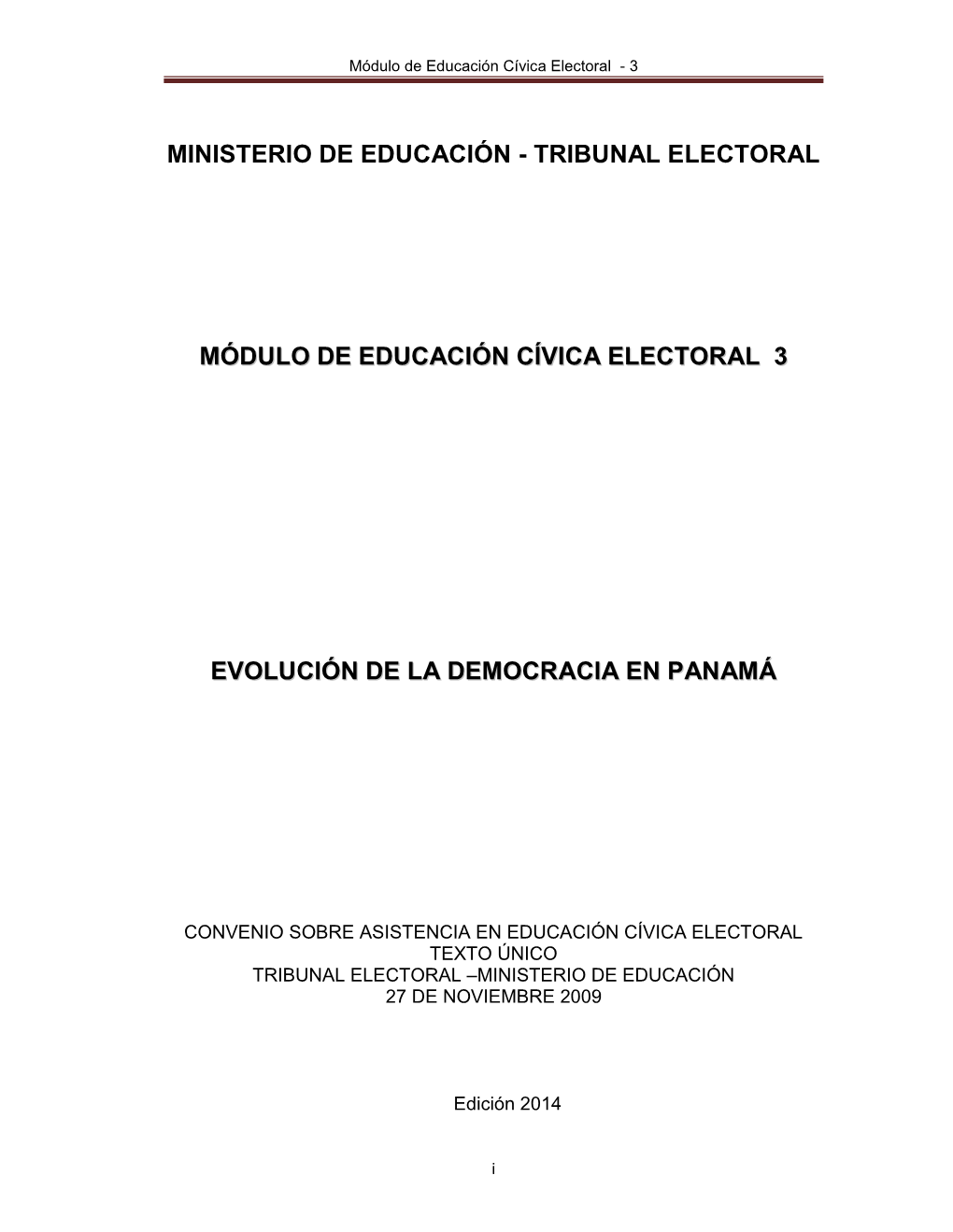 Módulo De Educación Cívica Electoral - 3