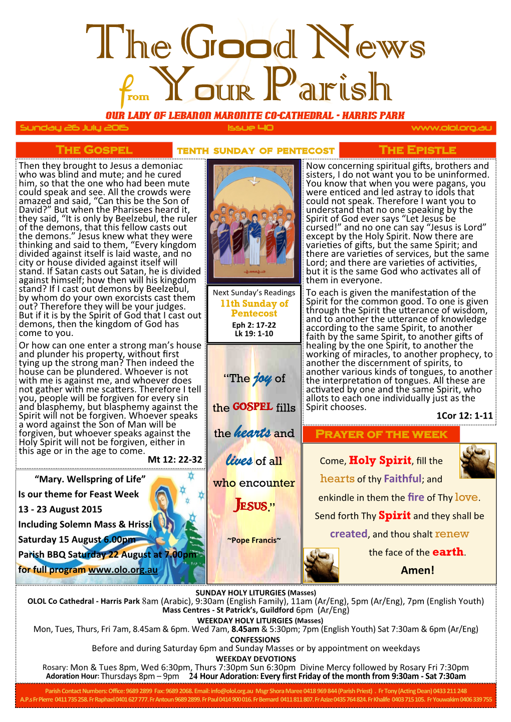 Thegoodnews Fromyour Parish