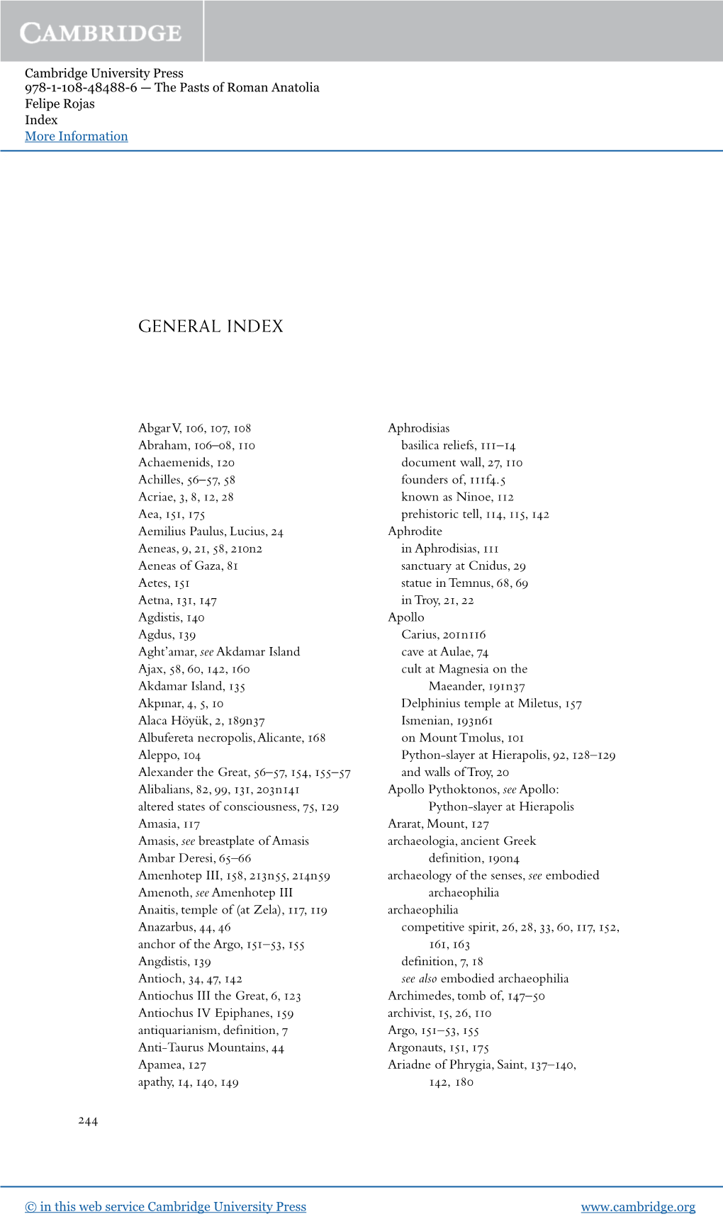 General Index