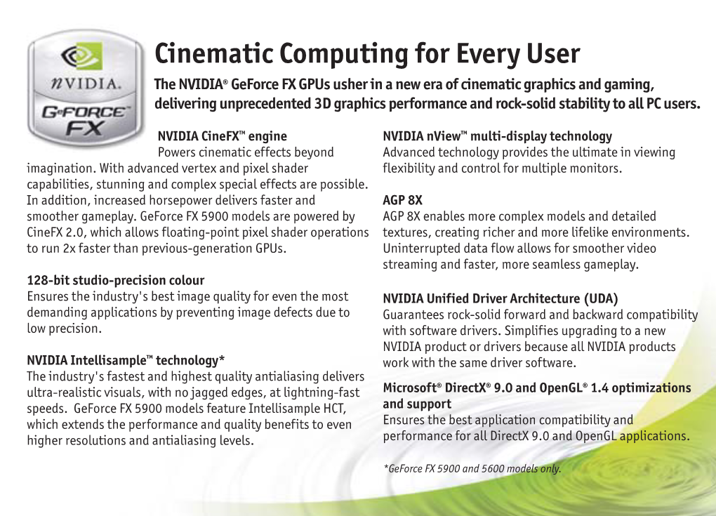 Cinematic Computing for Every User