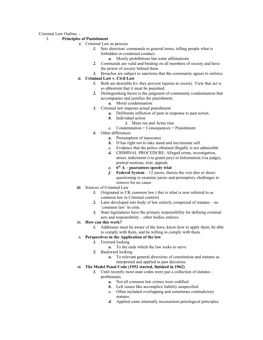 Criminal Law Outline s5