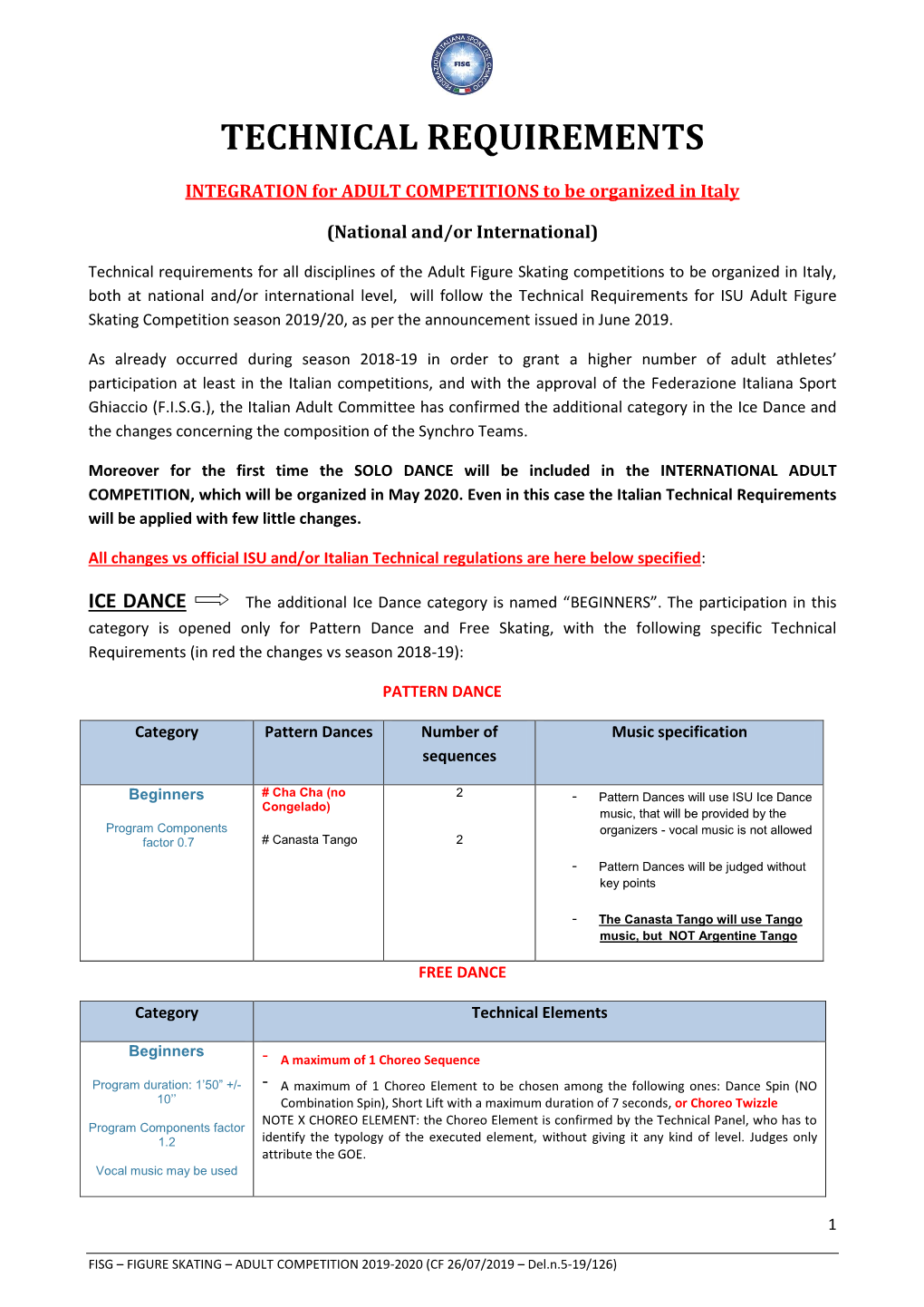 Technical Requirements