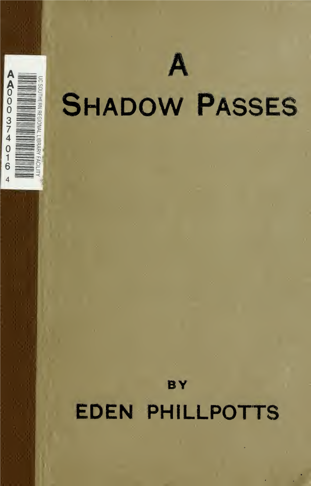 A Shadow Passes 3