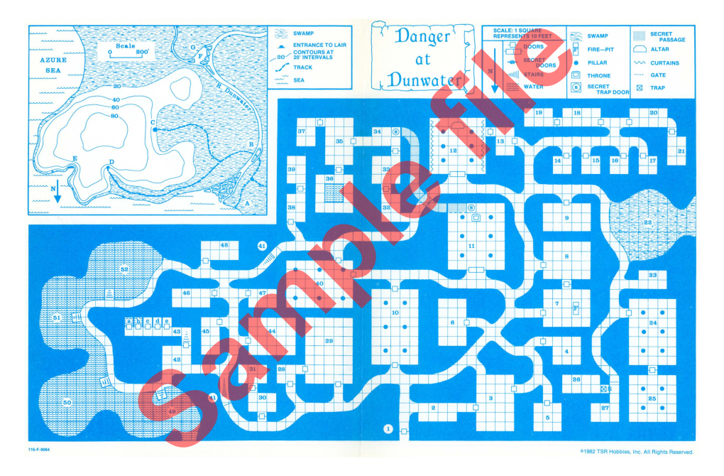 Dungeon Module U2 Danger at Dunwater By