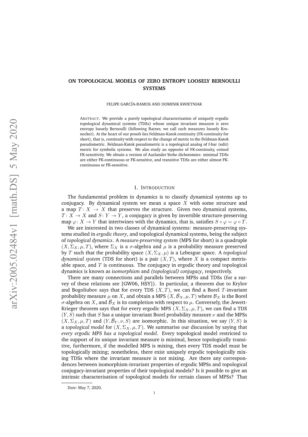 On Topological Models of Zero Entropy Loosely Bernoulli Systems 3