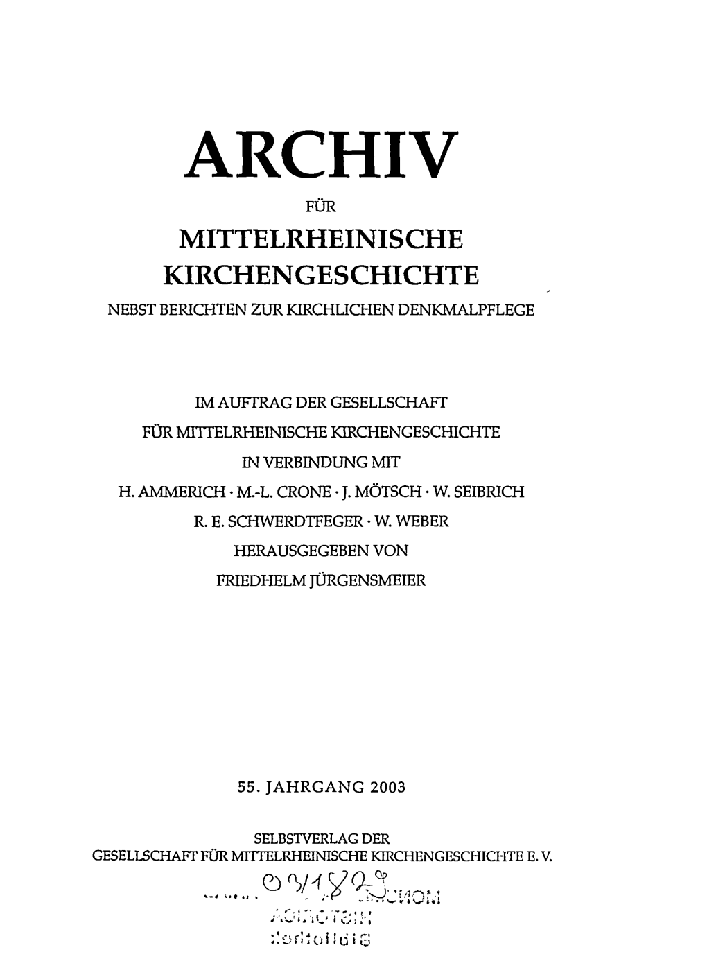 Für Nebst Berichten Zur Kirchlichen Denkmalpflege