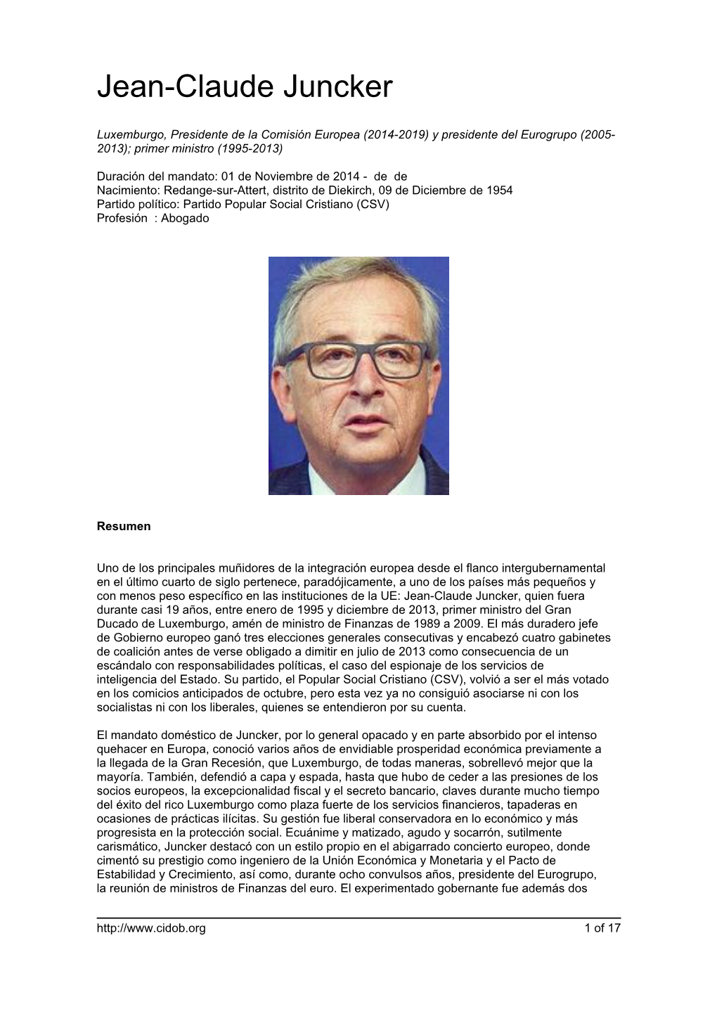 Jean-Claude Juncker