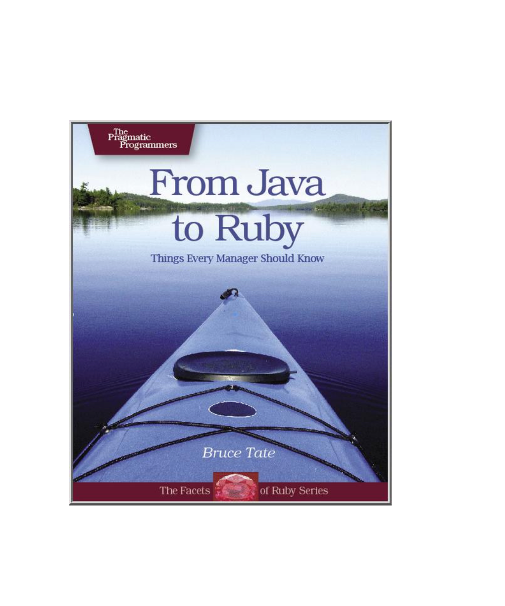 From Java to Ruby