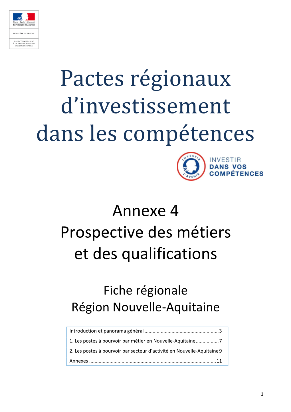 Pactes Re Gionaux D'investissement Dans Les Compe Tences