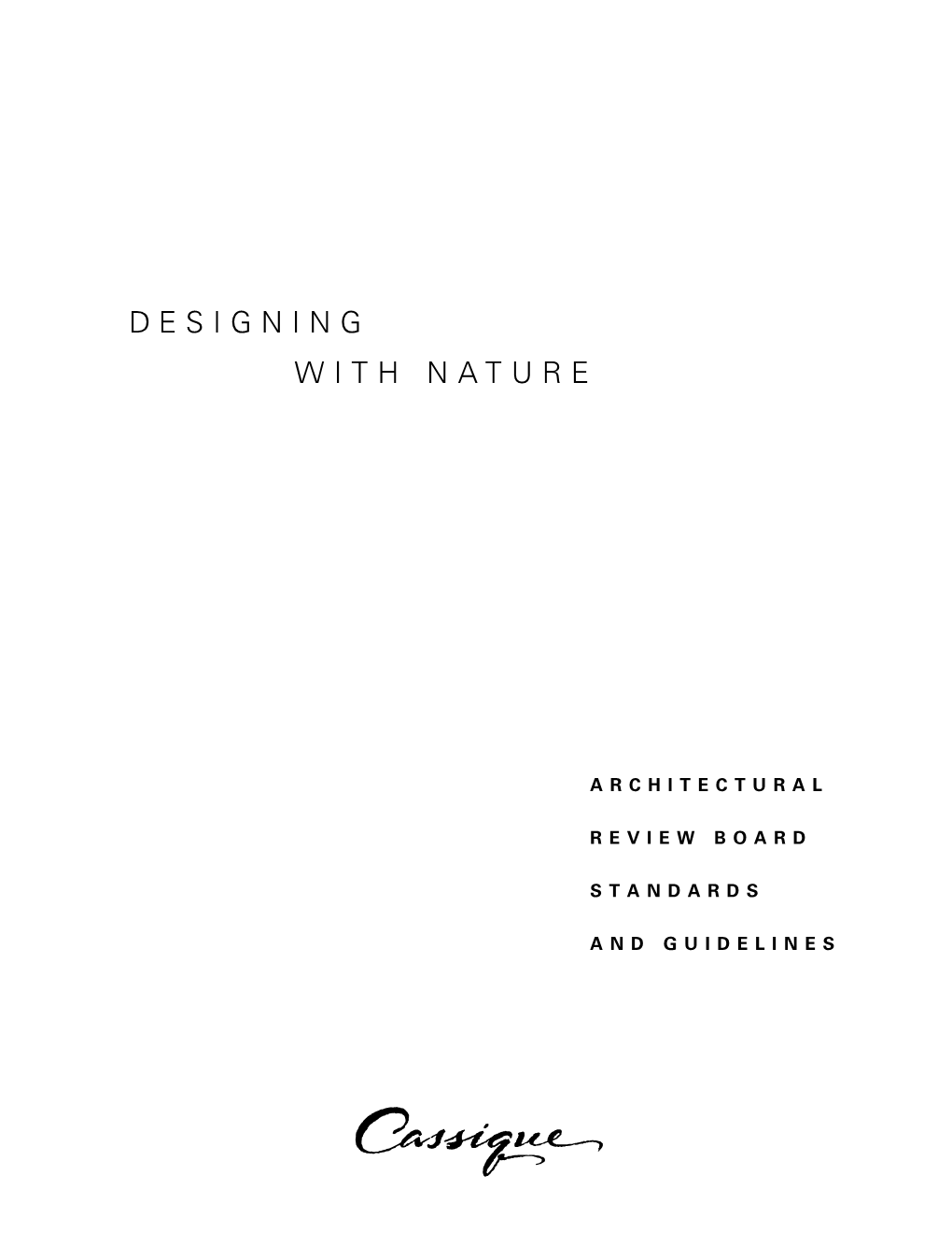 Designing with Nature