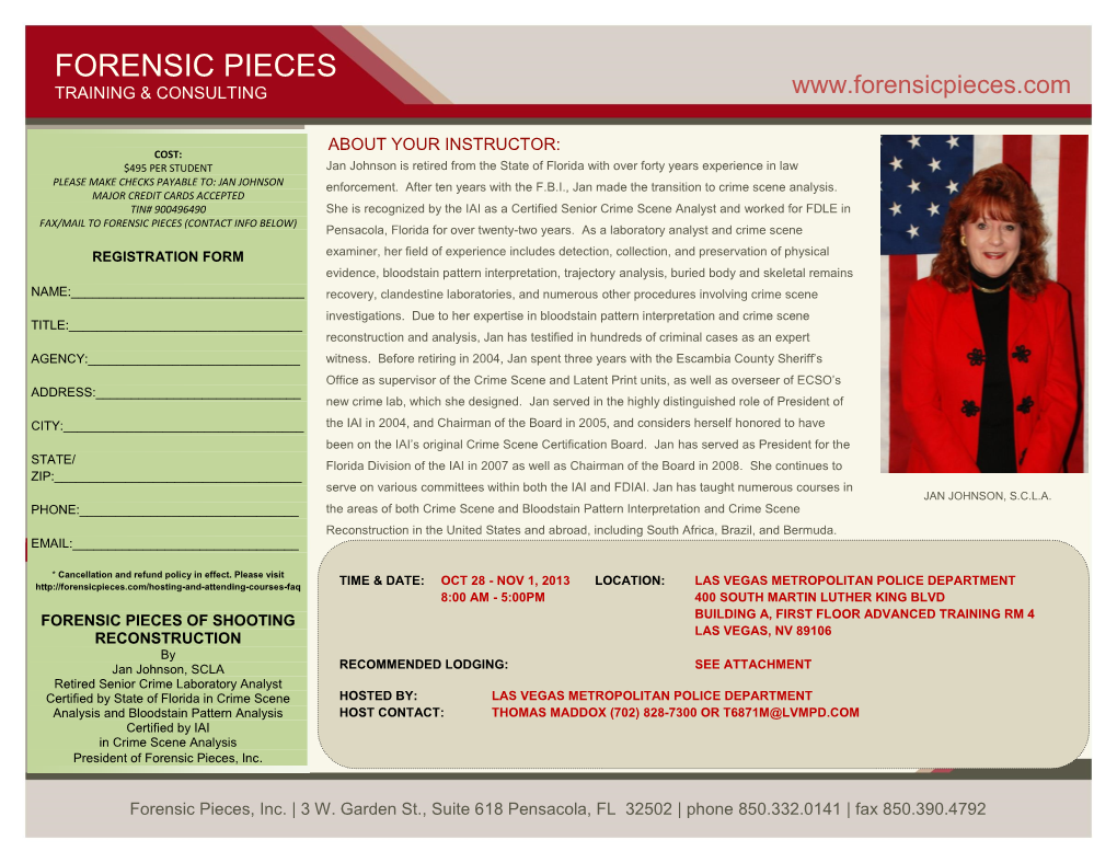 Forensic Pieces Training & Consulting